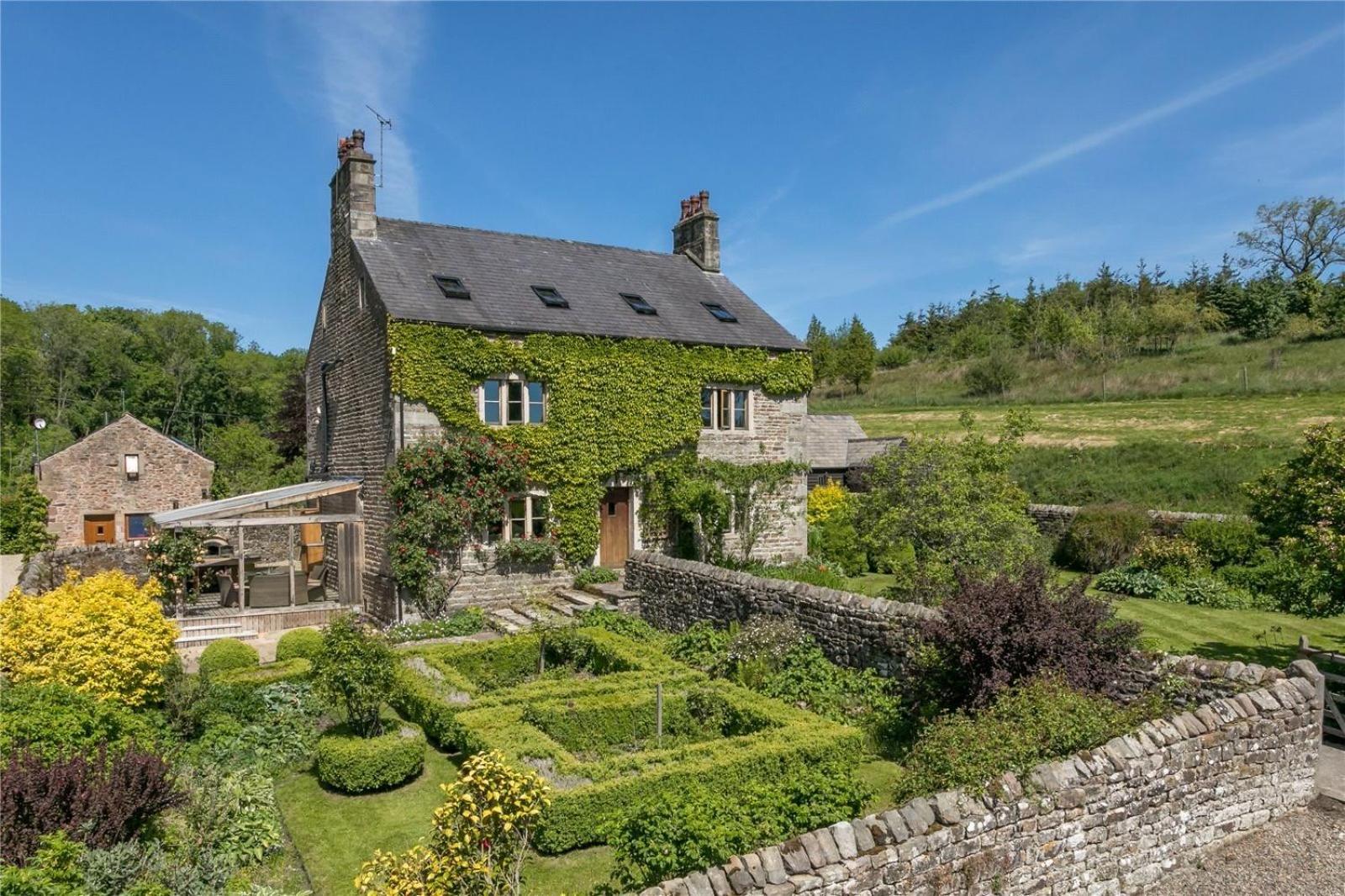 Large Country Farmhouse Waddington  Exteriör bild